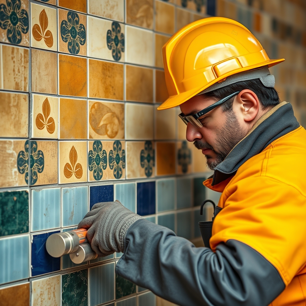 Assentamento de Azulejo Decorativo e Painéis Artísticos