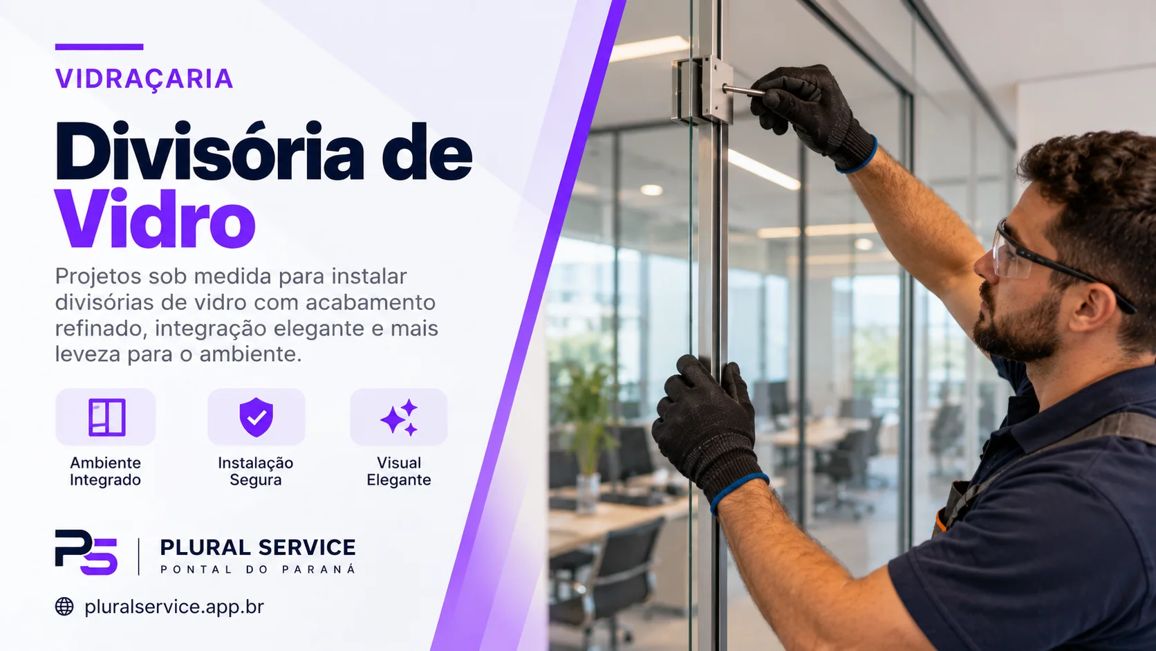 Divisória de Vidro