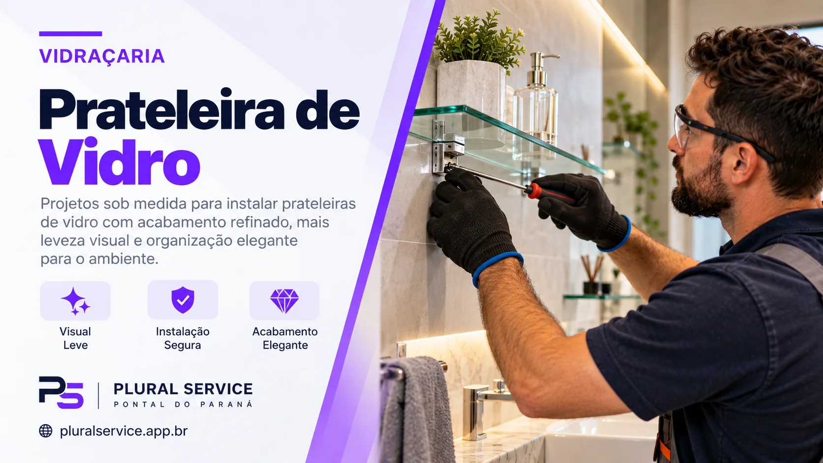 Prateleira de Vidro